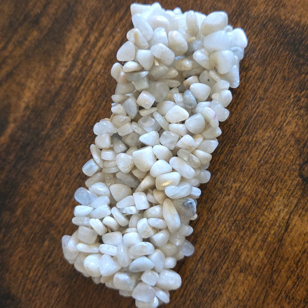 Moonstone Chip Stretch Bracelet